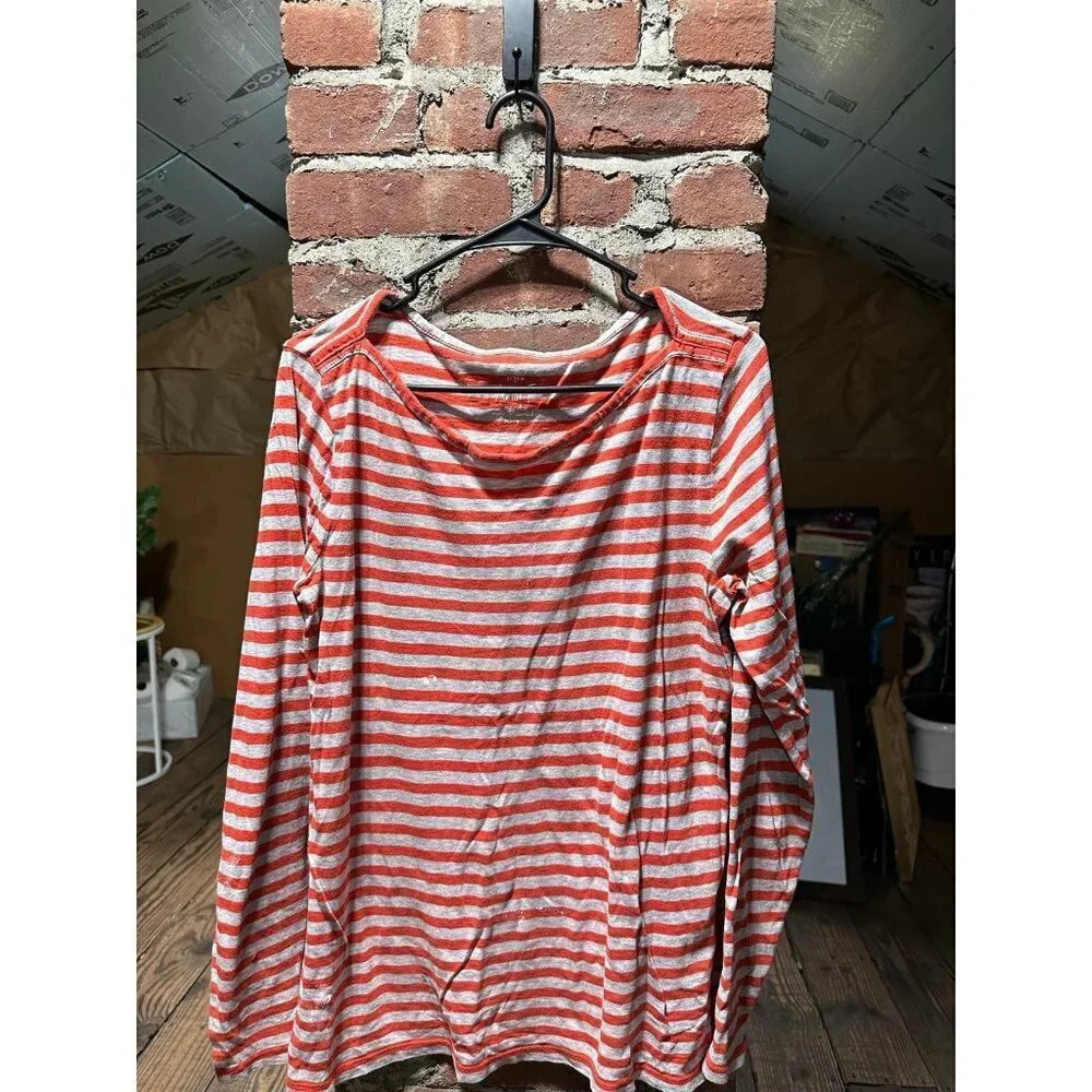 J. Crew Artist T Women’s size x-Large Striped Long Sleeve t-shirt
